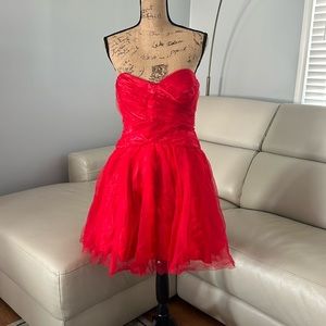 Red Tulle Dress